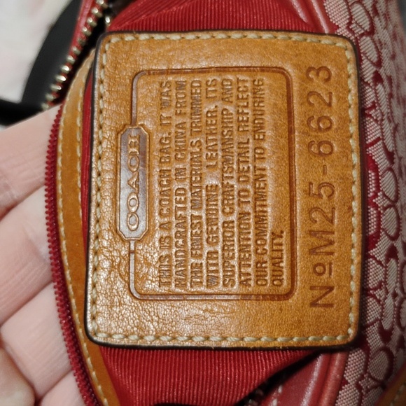 FIRM! Auth Coach Y2K Mini Signature Mini C Print Demi Vintage Shoulder/Handbag - Picture 12 of 15